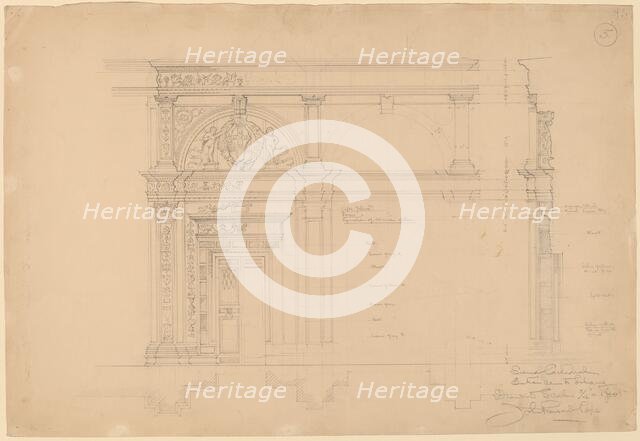 Siena Cathedral, Entrance to Library, c. 1896. Creator: John Russell Pope.