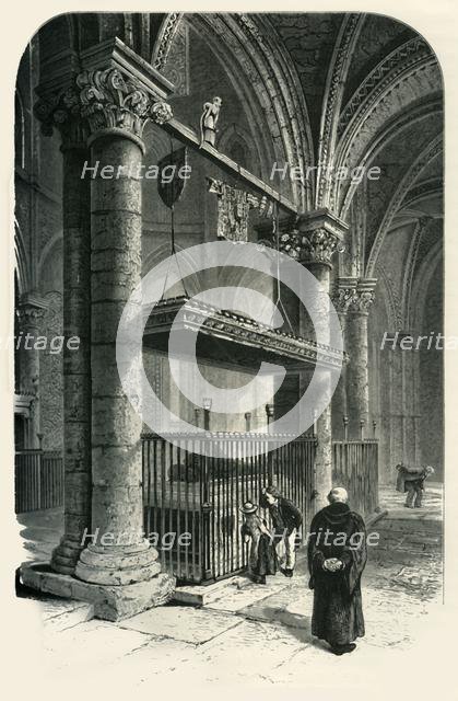 'Tomb of the Black Prince, Canterbury Cathedral', c1870.
