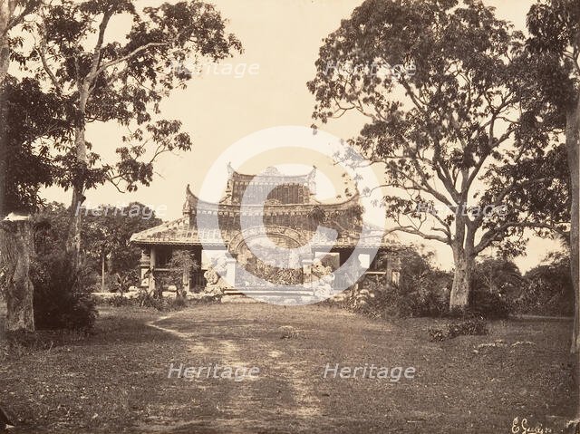 Tombeau de l'Evêque d'Adran, 1866. Creator: Emile Gsell.