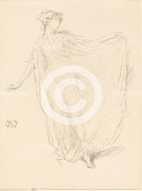 The Dancing Girl, 1889. Creator: James Abbott McNeill Whistler.