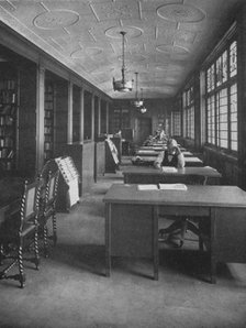 Library and editorial room, The Evening News Building, Detroit, Michigan, 1924. Artist: Unknown.