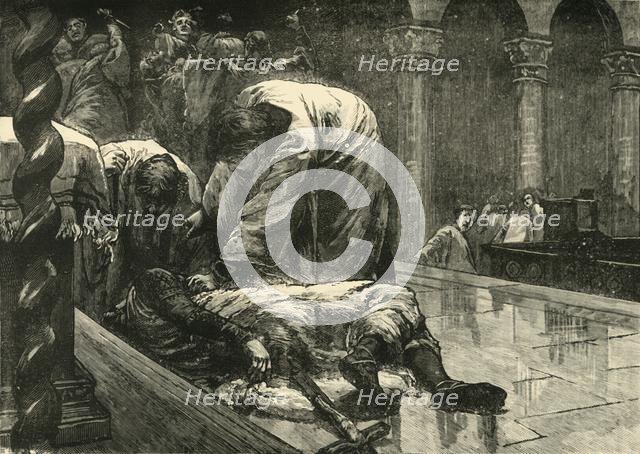 'Assassination of the Emperor Leo V', (820 AD), 1890.   Creator: Unknown.