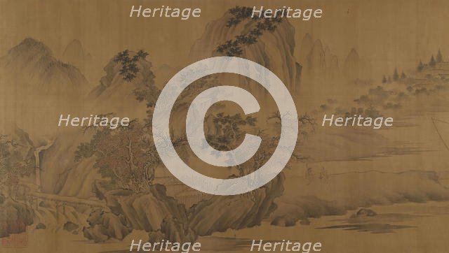 A Secluded Fishing Village. Creator: Unknown.