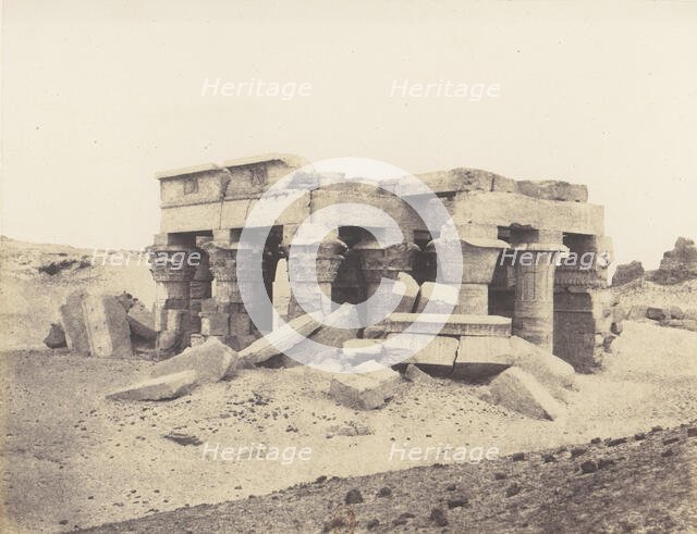 Kôm-Ombou (Ombos), Vue Générale des Ruines, 1851-52, printed 1853-54. Creator: Félix Teynard.