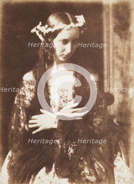 Miss Rennie, c1845. Creators: Robert Adamson, Hill & Adamson, David Octavius Hill.