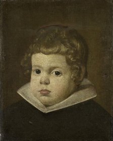 Portrait of a Boy about three years old, possibly Prince Balthasar Carlos, Son of the..., 1632-1650. Creator: Anon.