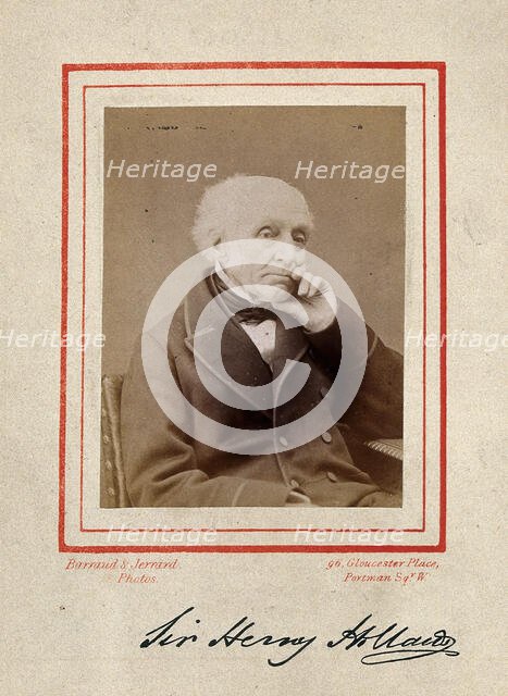 Sir Henry Holland, 1873. Creator: Barraud & Jerrard.