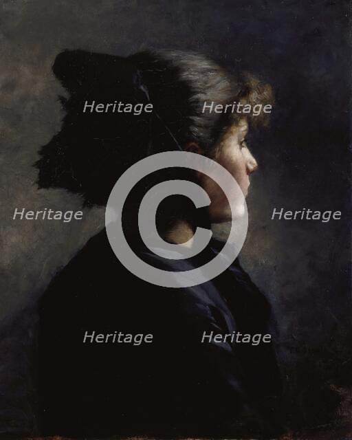 Munich Girl, 1884. Creator: Theodore Clement Steele.