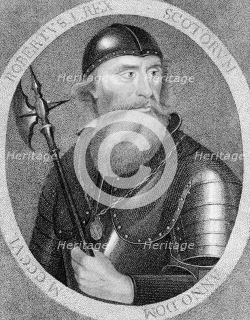 Robert I, commonly Robert the Bruce, King of Scotland, (1797).Artist: E Harding