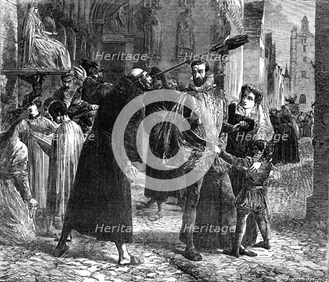 "Time of the Persecution of the Christian Reformers in Paris, in 1559"..., 1854. Creator: Harvey Orrin Smith.