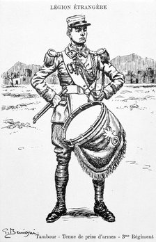 Drummer, 3rd regiment of the French Foreign Legion, 20th century. Artist: Unknown