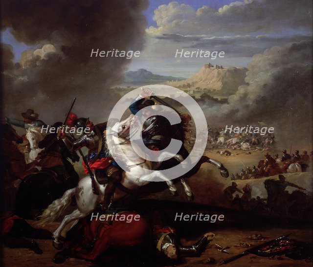 'Battle Piece', c1807-c1868.  Artist: Abraham Cooper                                                