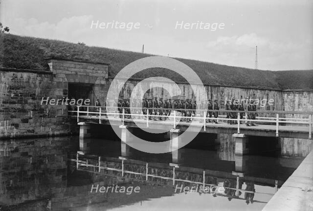 Military Training, 1917 or 1918. Creator: Harris & Ewing.