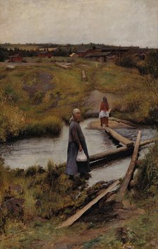 The Short Cut , 1892. Creator: Halonen, Pekka (1865-1933).