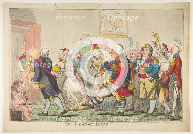 The Wedding Night, May 20, 1797. Creator: Isaac Cruikshank.