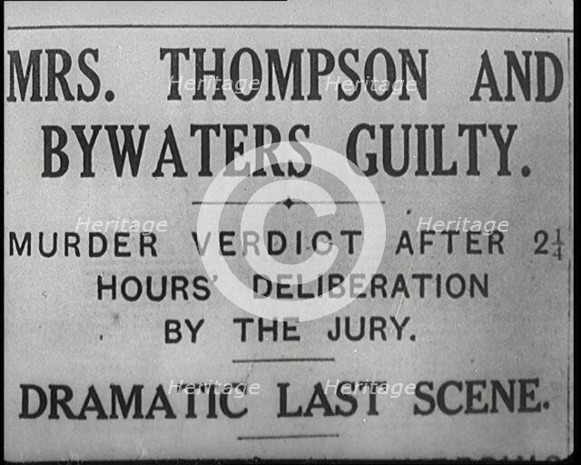A Cover of One of Alfred Harmsworth, 1st Viscount Northcliffe's Newspapers..., 1922. Creator: British Pathe Ltd.