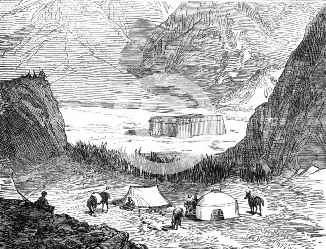 The Yarkund Mission: Fort of Shahid-Ulla-Khoja, on the Karakash, 1874. Creator: Unknown.