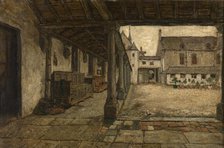 The Old Cloister in Lier, 1871. Creator: Willem Linnig II.