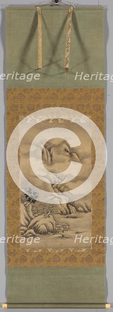 Seasonal Landscapes: Winter, mid- to late 1500s. Creator: Kano Hideyori (Japanese, active mid- to late 1500s).