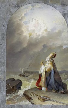 Saint Spyridon, 1830/1840. Creator: Johann Peter Krafft.