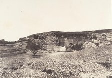 Jérusalem, Grotte de Jérémie, 1854. Creator: Auguste Salzmann.