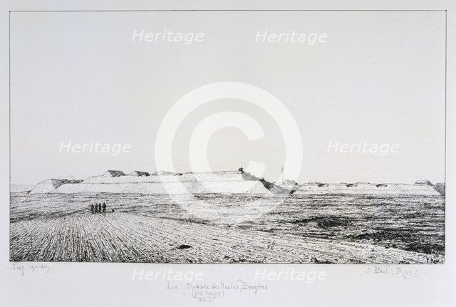 La Redoute des Haute Brugeres, Siege of Paris, 1870-1871. Artist: Paul Roux