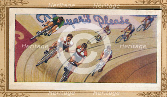 'Six-Day Racing', 1939. Artist: Unknown.