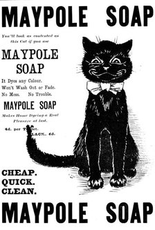 Advertisement for Maypole Soap, 1898. Creator: Unknown.