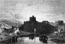 "Norham Castle", from the photographed edition of the "Liber Studiorum", by J. M. W. Turner, 1864. Creator: W. J. Linton.