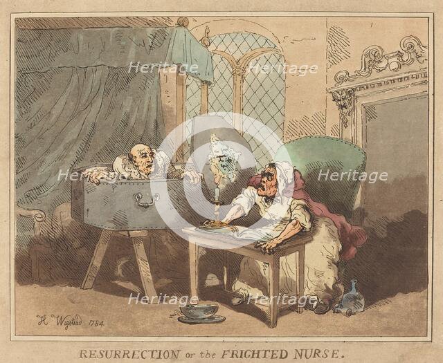 Resurrection, or The Frighted Nurse, 1784. Creator: Thomas Rowlandson.