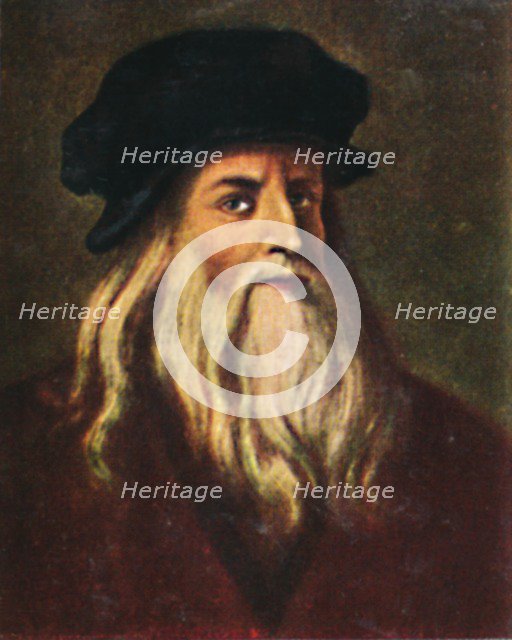 'Leonardo da Vinci 1452-1519. - Selbstbildnis', 1934. Creator: Unknown.