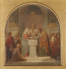 Esquisse pour l'église Saint-Nicolas-du-Chardonnet : Le Mariage de la Vierge, 1857. Creator: Nicolas-Louis-François Gosse.