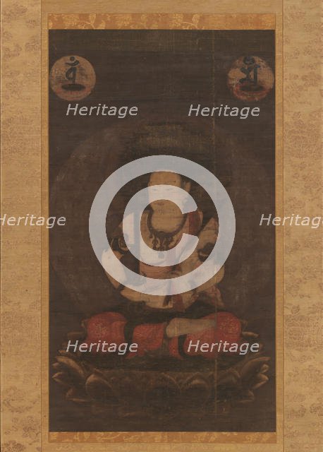 The Bodhisattva Manjushri (Monju Bosatsu), 13th century. Creator: Unknown.