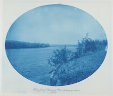 From Foot of Robinson's Rock Looking Upstream, 1891. Creator: Henry Bosse.