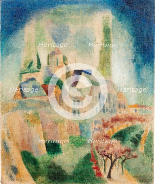 Cathédrale de Laon, 1912. Creator: Delaunay, Robert (1885-1941).
