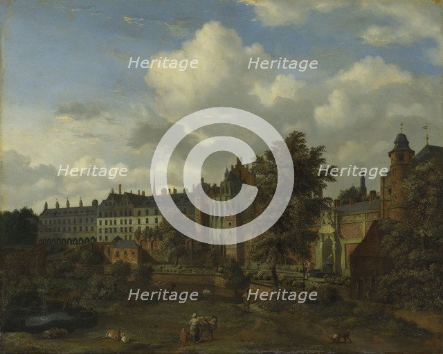 The old palace in Brussels, ca 1665.