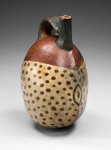 Handle Spout Vessel in Form of a Seed or Bean, 100 B.C./A.D. 500. Creator: Unknown.