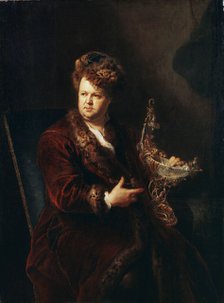 'Portrait of the Jeweller Johann Melchior Dinglinger', c1721. Artist: Antoine Pesne