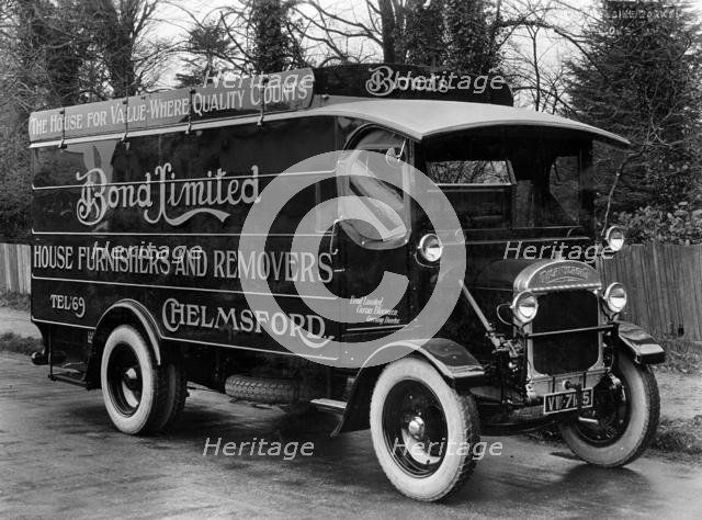 1928 Thonycroft removals lorry. Creator: Unknown.
