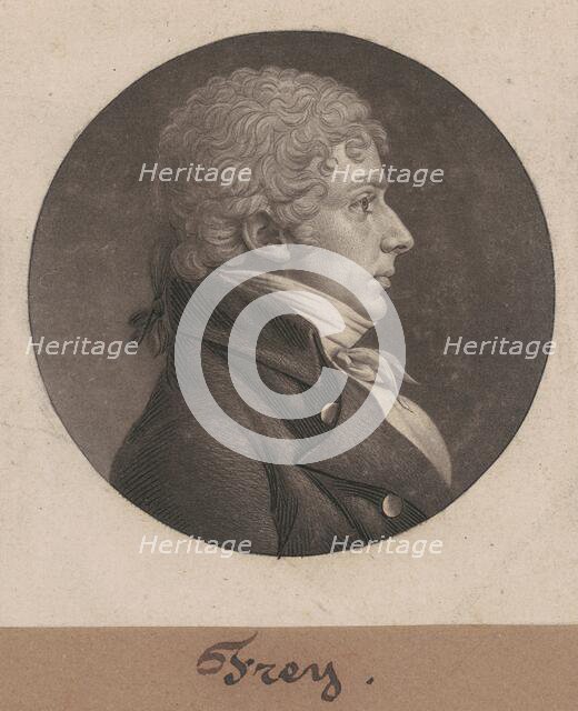 Frey, 1805. Creator: Charles Balthazar Julien Févret de Saint-Mémin.