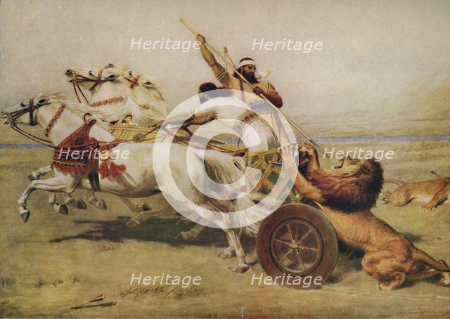'The Hunter Hunted', late 19th-early 20th century, (1922).  Creator: Briton Riviere.