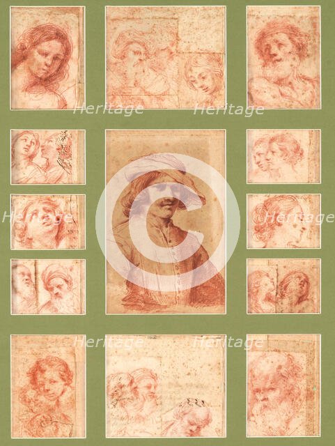 Self-portrait. Creator: Guercino (1591-1666).