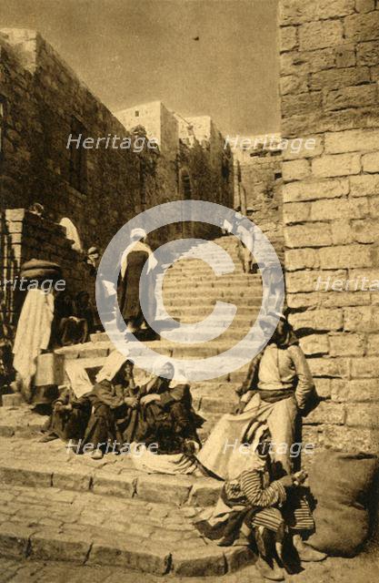 'Jerusalem - A Street', c1918-c1939. Creator: Unknown.