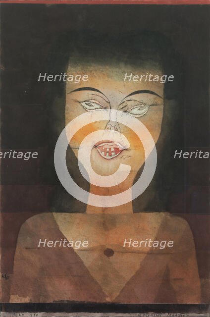 Girl Possessed, 1924. Creator: Klee, Paul (1879-1940).
