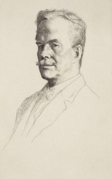 Neil Munro, 1920. Creator: William Strang.