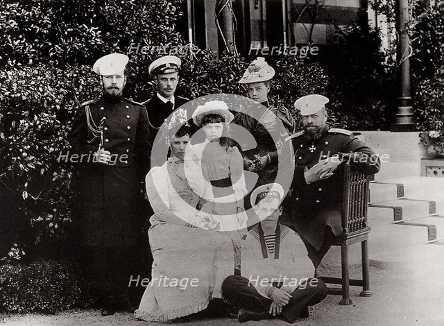 The Russian Imperial family, c1892-c1894. Artist: Unknown