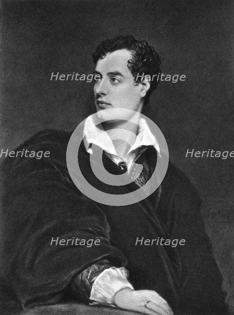 Lord Byron, English poet. Artist: Unknown