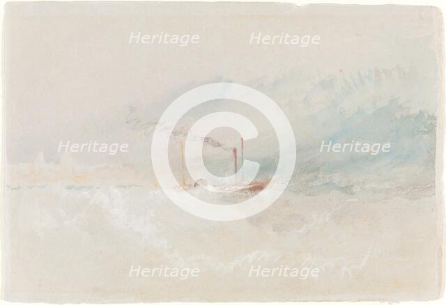 A Packet Boat off Dover, c. 1836. Creator: JMW Turner.