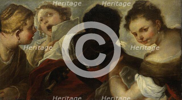 Four Women making Music, 1658-1660. Creator: Luca Giordano.