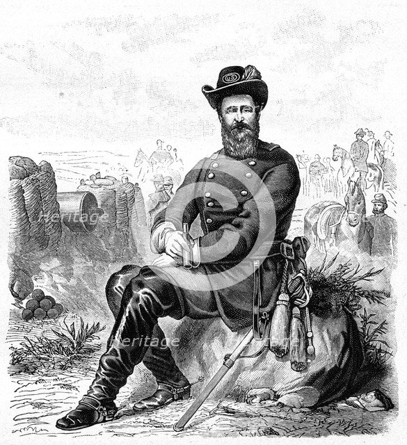 Ulysses S Grant, 19th century American soldier and statesman, (1900). Artist: Unknown